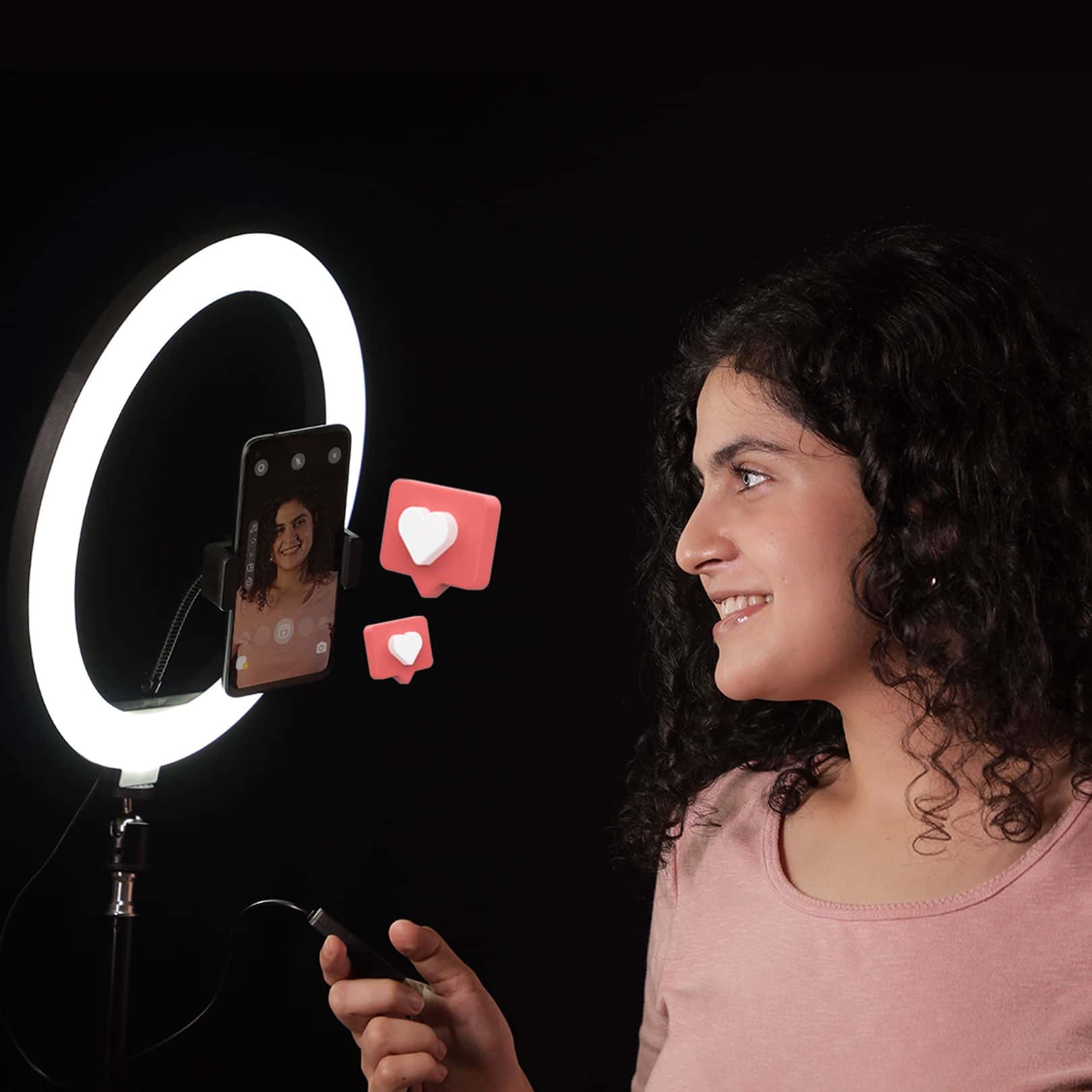 Halo 12" Premium Ring Light + Tripod (Combo) - Image 3