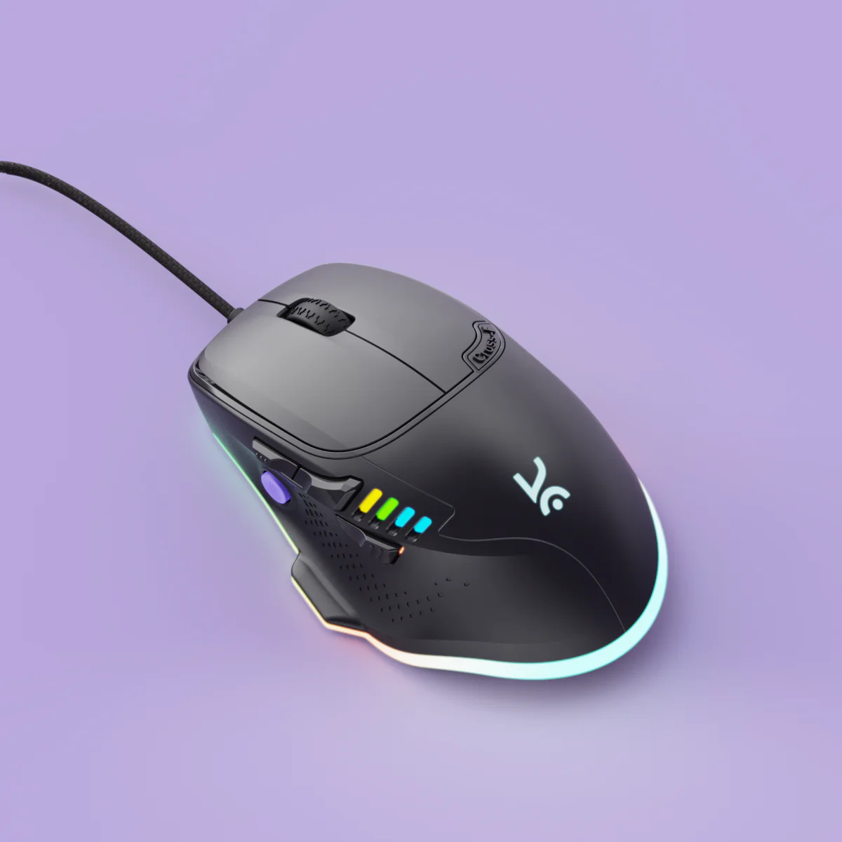 Hawk Gaming Mouse - Black - Image 3