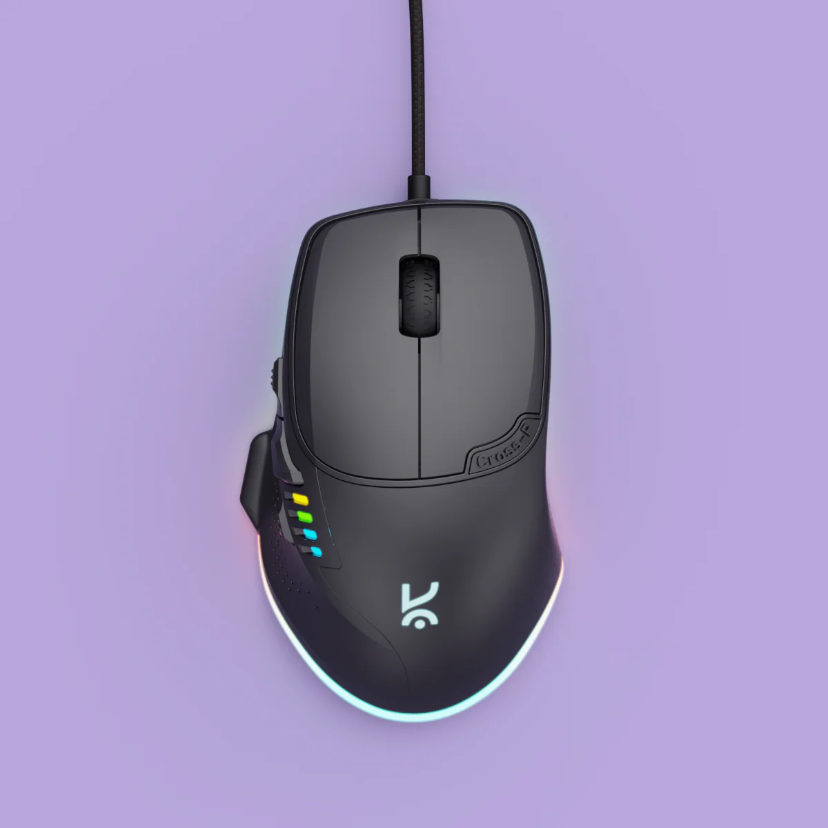 Hawk Gaming Mouse - Black - Image 4