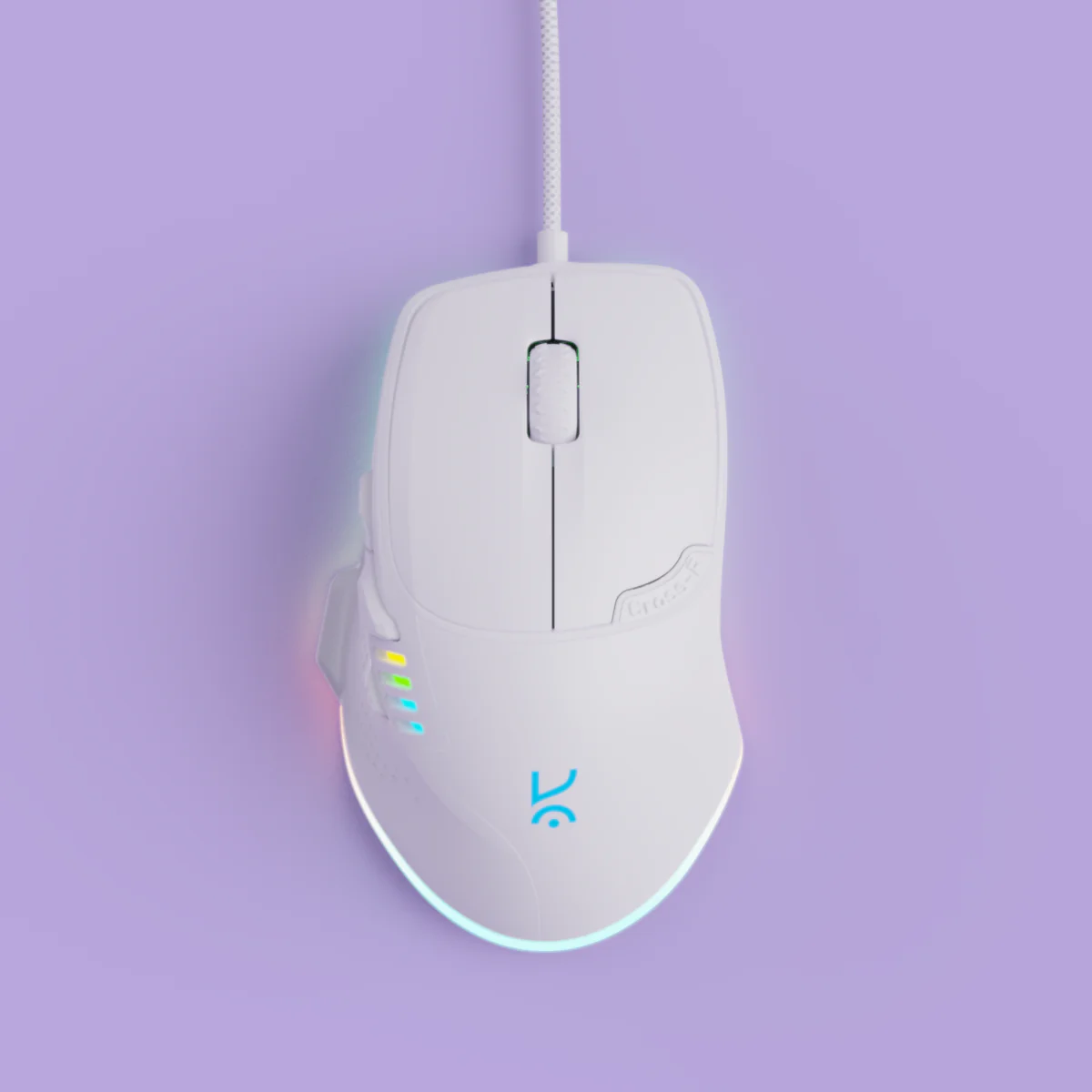 Hawk White Gaming Mouse - Image 3