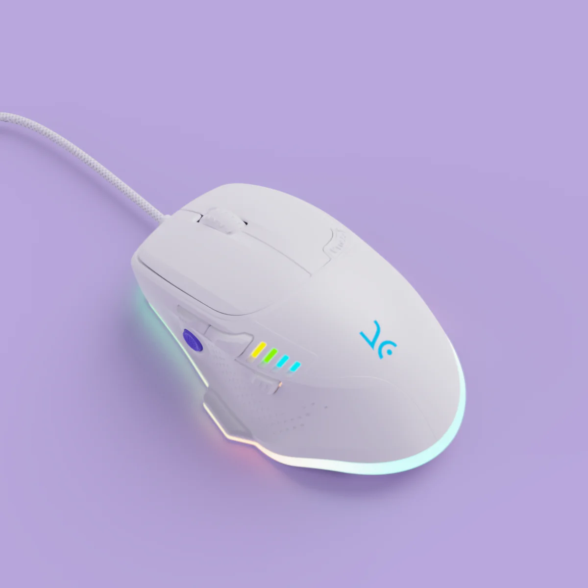 Hawk White Gaming Mouse - Image 4