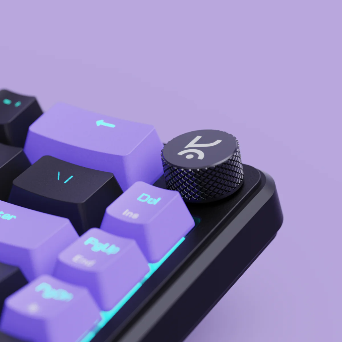 Hive65 Black Purple Wired Mechanical Gaming Keyboard - Image 6