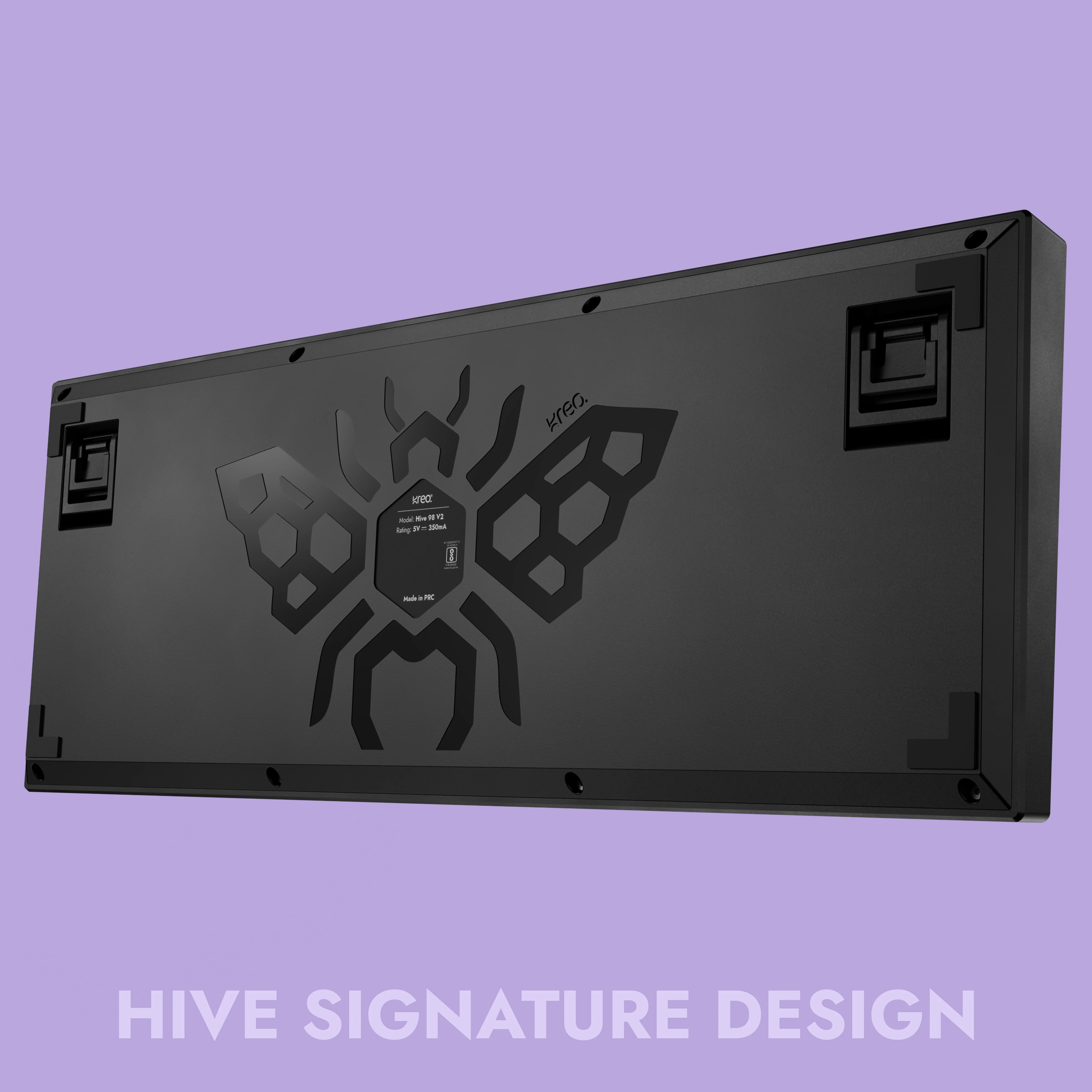 Hive98 V2 Black Purple Wired Mechanical Gaming Keyboard - Image 5