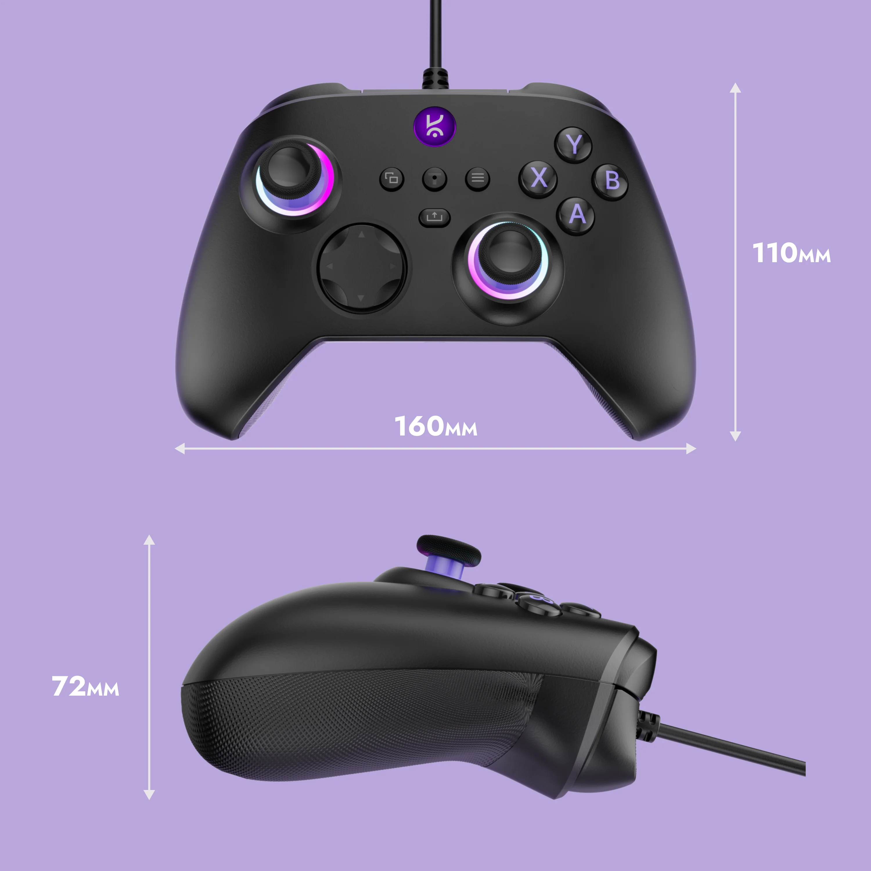 Surge Lite Premium RGB Wired Gaming Controller - Image 6