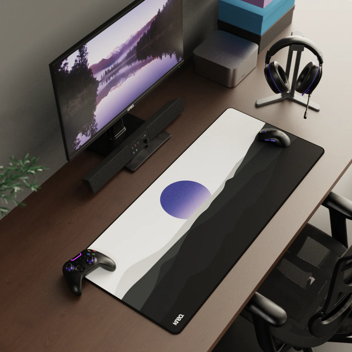 Terra XXL Deskmat - Rising Sun - Image 3
