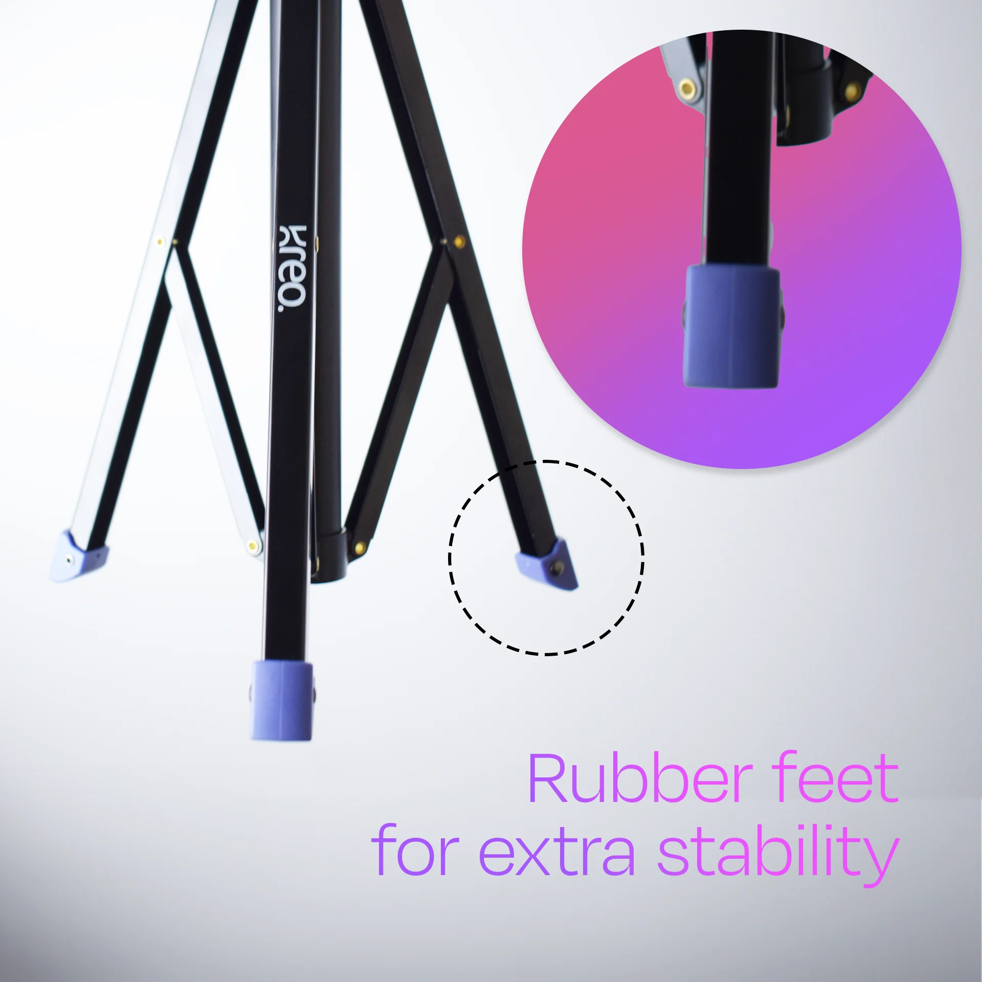 STAYble 1.6 meter Premium Tripod Stand with Phone Holder - Image 4